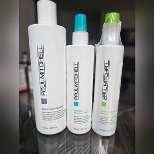 Paul Mitchell Hair Care Trio - White with Blue and Green Accents